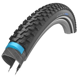 SCHWALBE Marathon Plus HS 468 SmartGuard MTB Bicycle Tire - Wire Bead - 29 (Black-Reflex - 29 x 2.10)