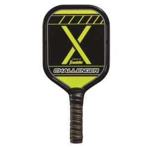 franklin sports pickleball paddle - aluminum pickleball racket - challenger - green - usa pickleball (usapa) approved