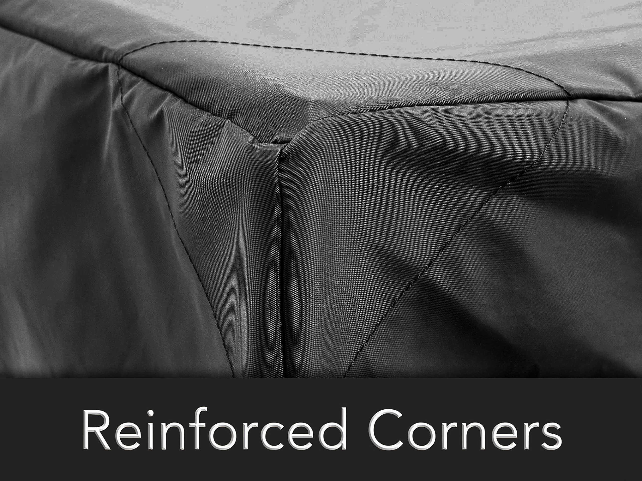 Covermates Upright Ping Pong Table Cover - Indoor/Outdoor Tennis Covers, Heavy Duty Water-Resistant for Foldable Kettler Table, Classic 12-Guage Vinyl, 60W x 28D x 60H, Black