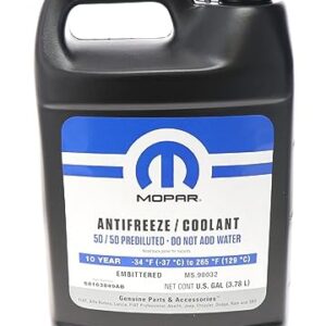 Mopar 10 Year/150,000 Mile Coolant 50/50 Premixed