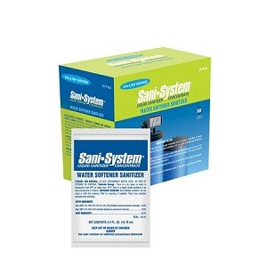 dijkoo pro products sani-system (ss24ws) liquid sanitizer concentrate for water softener - ro units - water coolers (24)