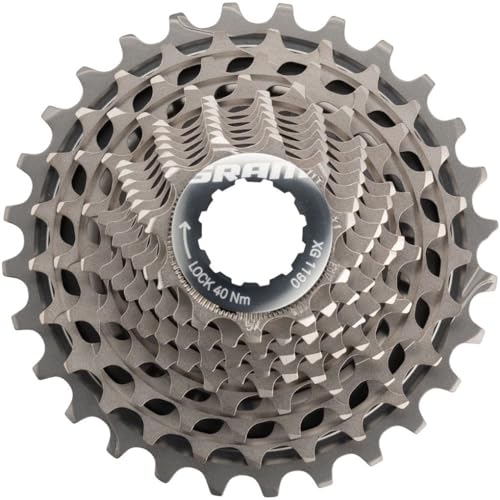 SRAM RED XG-1190 Cassette - 11 Speed, 11-28t, Silver, A2