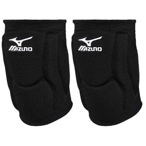 Mizuno Elite 9 SL2 Volleyball Kneepad , Black, Medium