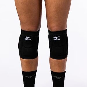 Mizuno Elite 9 SL2 Volleyball Kneepad , Black, Medium