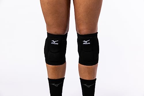 Mizuno Elite 9 SL2 Volleyball Kneepad , Black, Medium