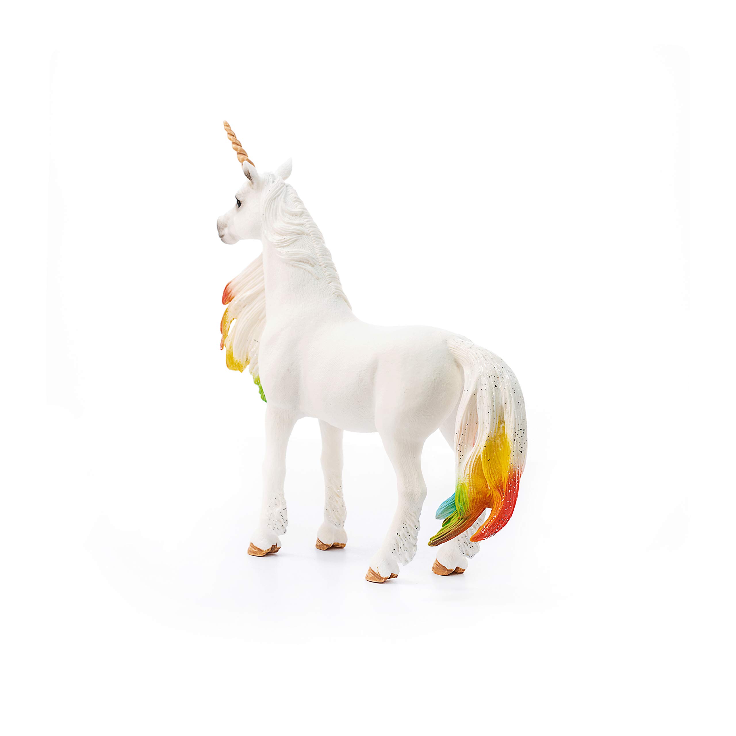 Schleich bayala, Unicorn Toys for Girls and Boys, Rainbow Unicorn Mare, Unicorn Toy Figurine with Gems, Ages 5+