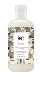 r+co dallas biotin thickening shampoo | thickens, nourishes + strengthens | vegan + cruelty-free | 8.5 oz