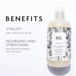 R+Co Dallas Biotin Thickening Shampoo | Thickens, Nourishes + Strengthens | Vegan + Cruelty-Free | 8.5 Oz