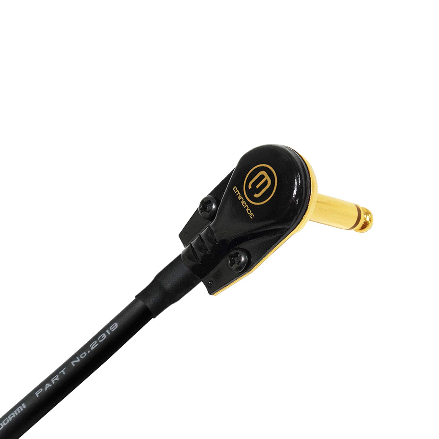 WORLDS BEST CABLES 6 Units - 6 Inch -Pedal, Effects, Patch, instrument cable CUSTOM MADE made using Mogami 2319 wire and Eminence Gold Plated ¼ inch (6.35mm) R/A Pancake type Connectors