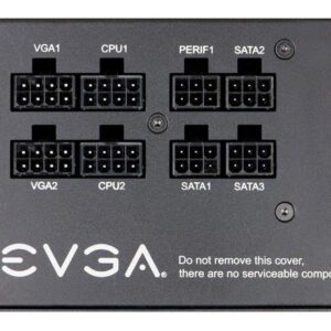 EVGA 210-GQ-0650-V1 650 GQ, 80+ GOLD 650W, Semi Modular, EVGA ECO Mode, 5 Year Warranty, Power Supply, Black