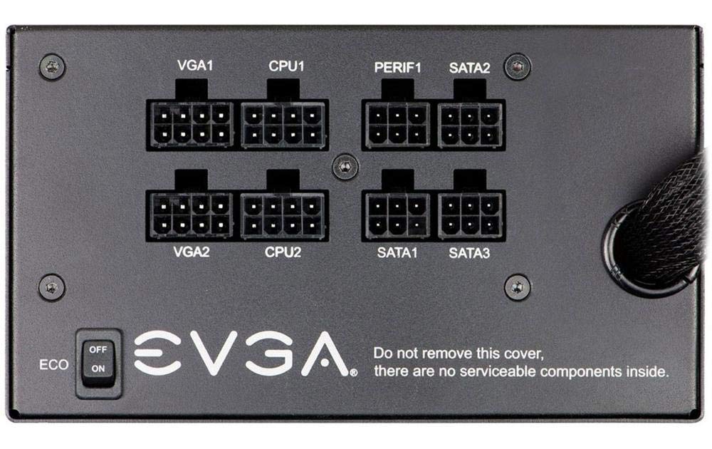 EVGA 210-GQ-0650-V1 650 GQ, 80+ GOLD 650W, Semi Modular, EVGA ECO Mode, 5 Year Warranty, Power Supply, Black