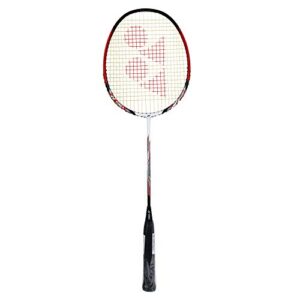 YONEX NR 7000i Graphite Strung Badminton Racket with Full Racket Cover (White/Red)| for Intermediate Players | 80 Grams |Maximum String Tension - 24lbs