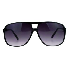 sa106 oversize large thin plastic racer mens sport sunglasses black