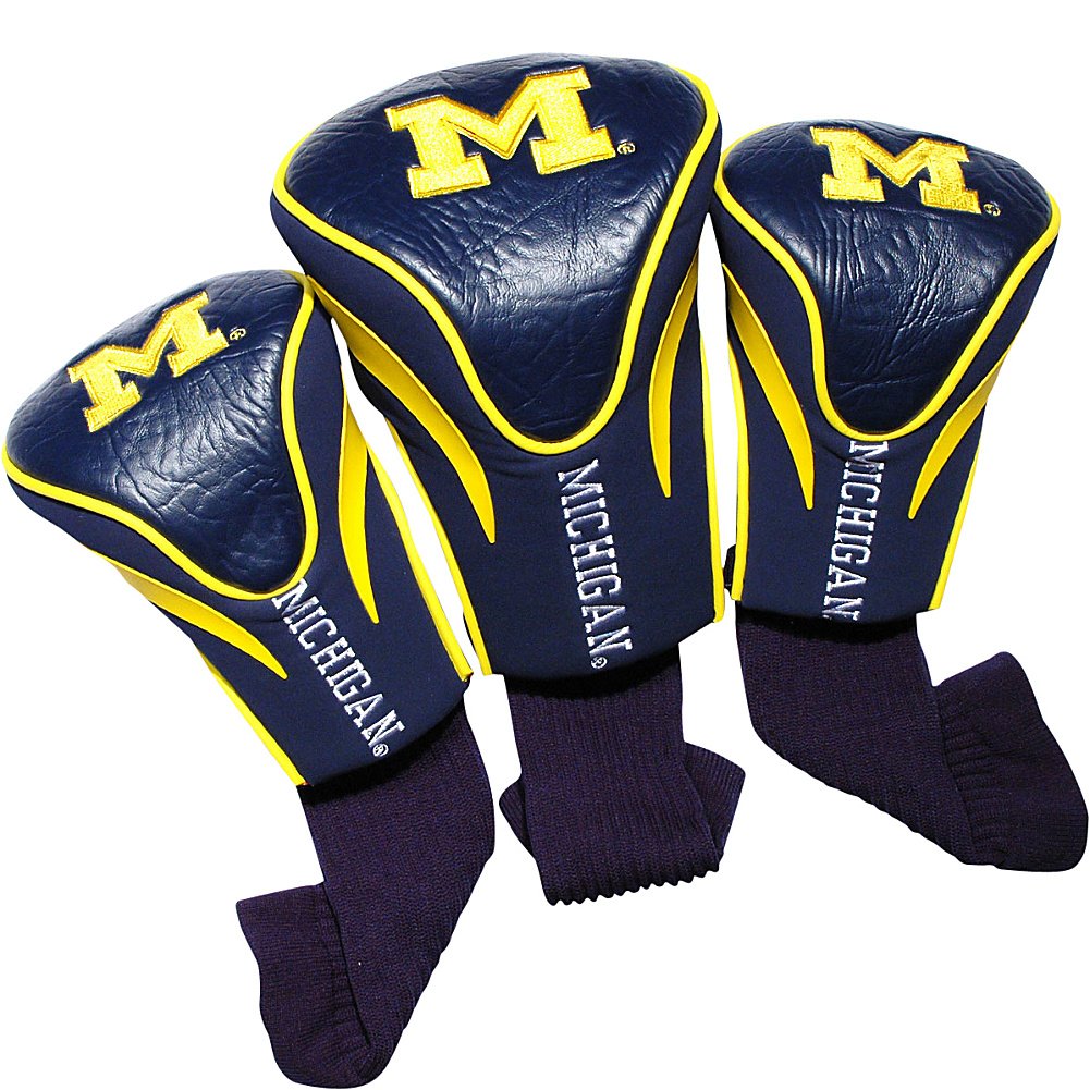 NCAA Michigan Sports Team Logo 3 Pack Contour Sock Headcovers