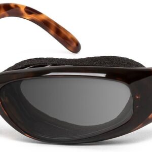 7 EYE Chubasco | Wind Blocking Sunglasses - Dark Tortoise, Polarized Gray Lenses