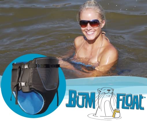 BumFloat - Floating Pants - Hands Free Recreational Floatation Device - Wearable Adult Water Float for Lakes & Pools - Floaty Bottom with Adjustable Straps - Large - Fits Waist Sizes 38" & Up