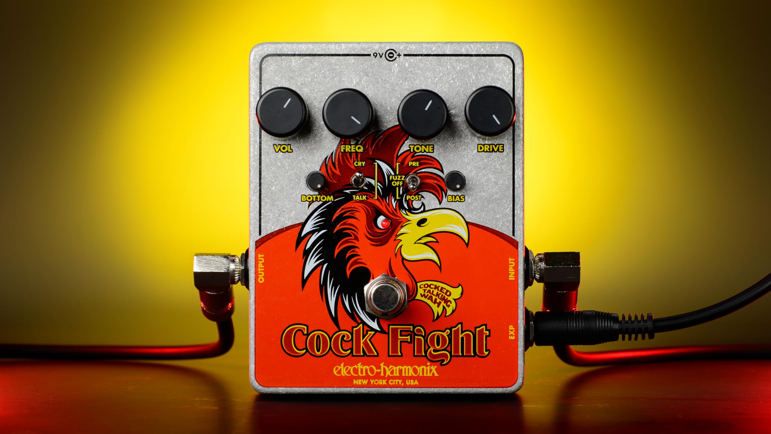 Electro-Harmonix Cock Fight Cocked Talking Wah Pedal