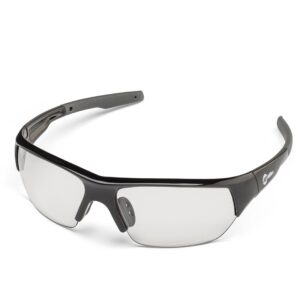 Miller 272191 Spatter Safety Glasses, Clear Lens, Black Frame