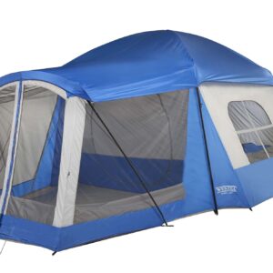 Wenzel 8 Person Klondike Tent, Blue