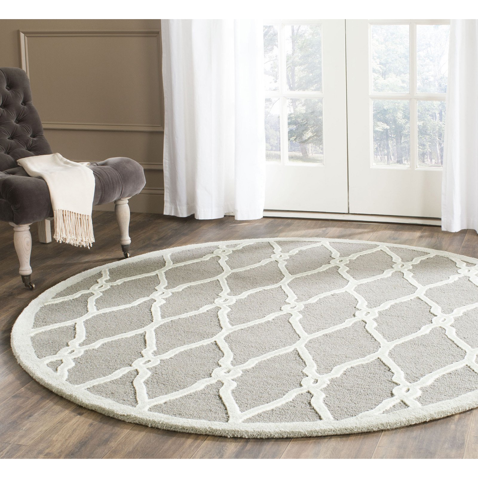 SAFAVIEH Cambridge Collection Area Rug - 6' x 9', Coral & Ivory, Handmade Moroccan Wool, Ideal for High Traffic Areas in Living Room, Bedroom (CAM352W)