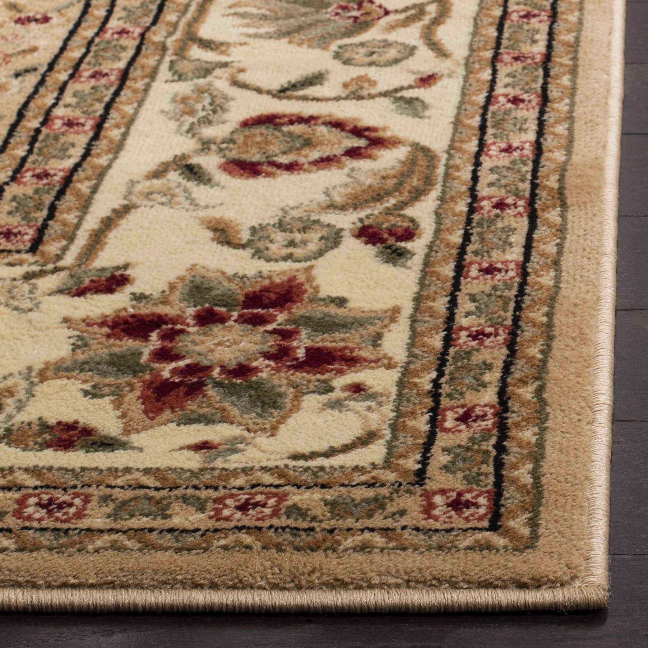 SAFAVIEH Lyndhurst Collection Area Rug - 10' x 14', Beige & Ivory, Traditional Oriental Design, Non-Shedding & Easy Care, Ideal for High Traffic Areas in Living Room, Bedroom (LNH212D)