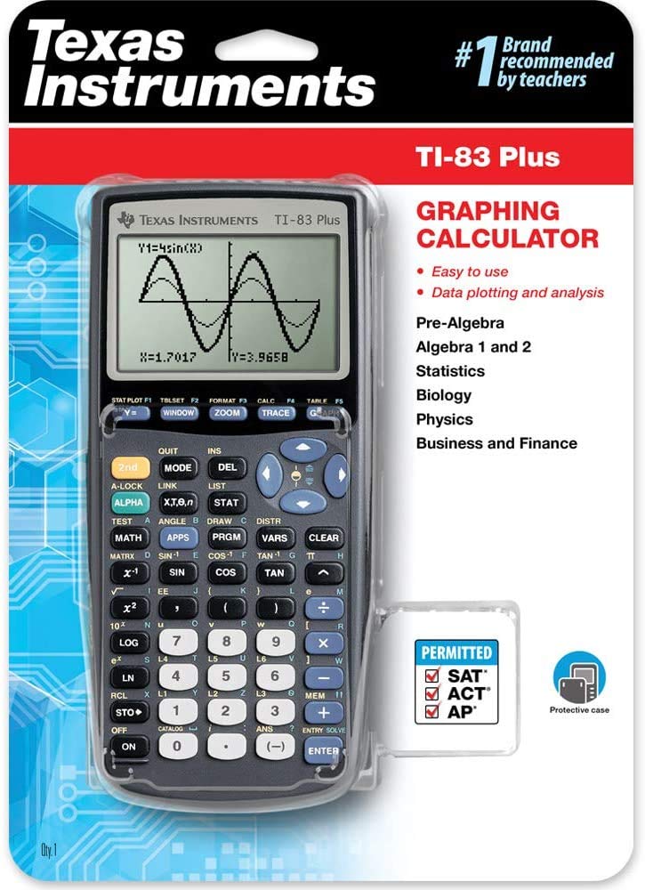 TI-83 Plus Graphics Calculator TI-83 Plus Graphics Calculator