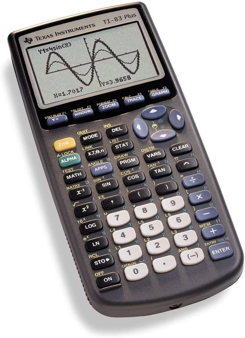 TI-83 Plus Graphics Calculator TI-83 Plus Graphics Calculator