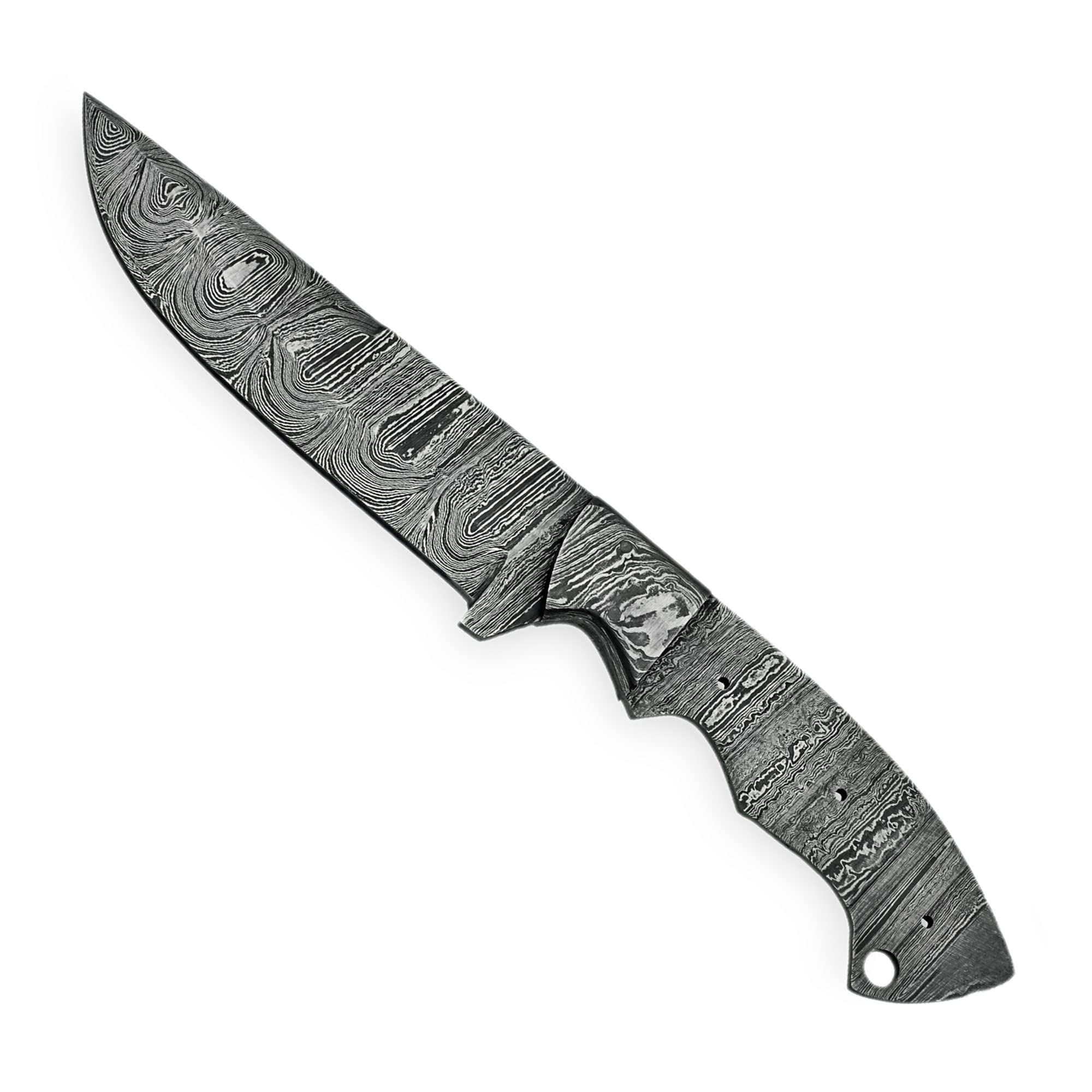 Poshland BB-7002 Damascus Steel Blank Blade as Knife Making Supplies Handmade (BB-7006)