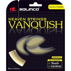 solinco vanquish 17 g 1.20 mm tennis string - 2 packs