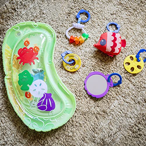 Baby Einstein Sea Floor Explorers 2-in-1 Water Mat Portable Tummy Time Activity Play Gym