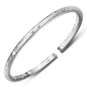 Women's 999 Solid Sterling Silver Bracelets, Sterling Silver