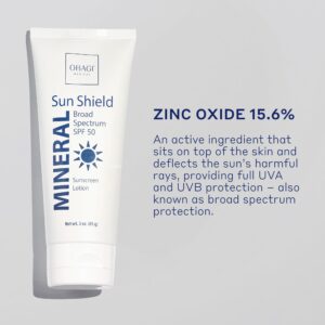 Obagi Sun Shield Hypoallergenic Mineral Sunscreen – Broad Spectrum SPF 50 Protection from the Sun – Sheer, Quick-Absorbing Formula – 3 oz