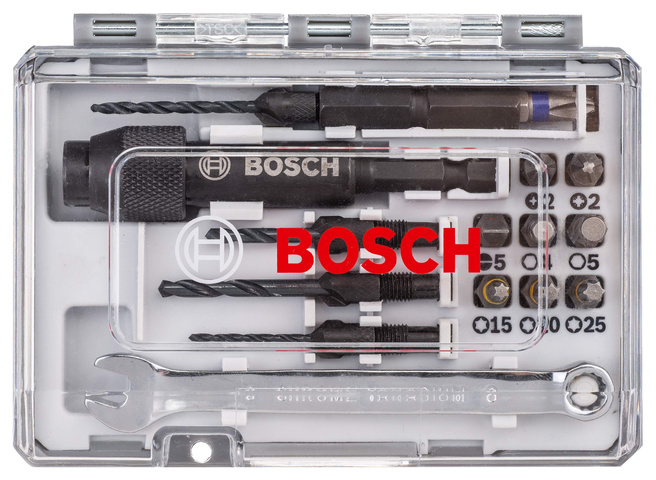 Bosch 2607002786 Screwdriver Bit Set HSS 20 Pcs