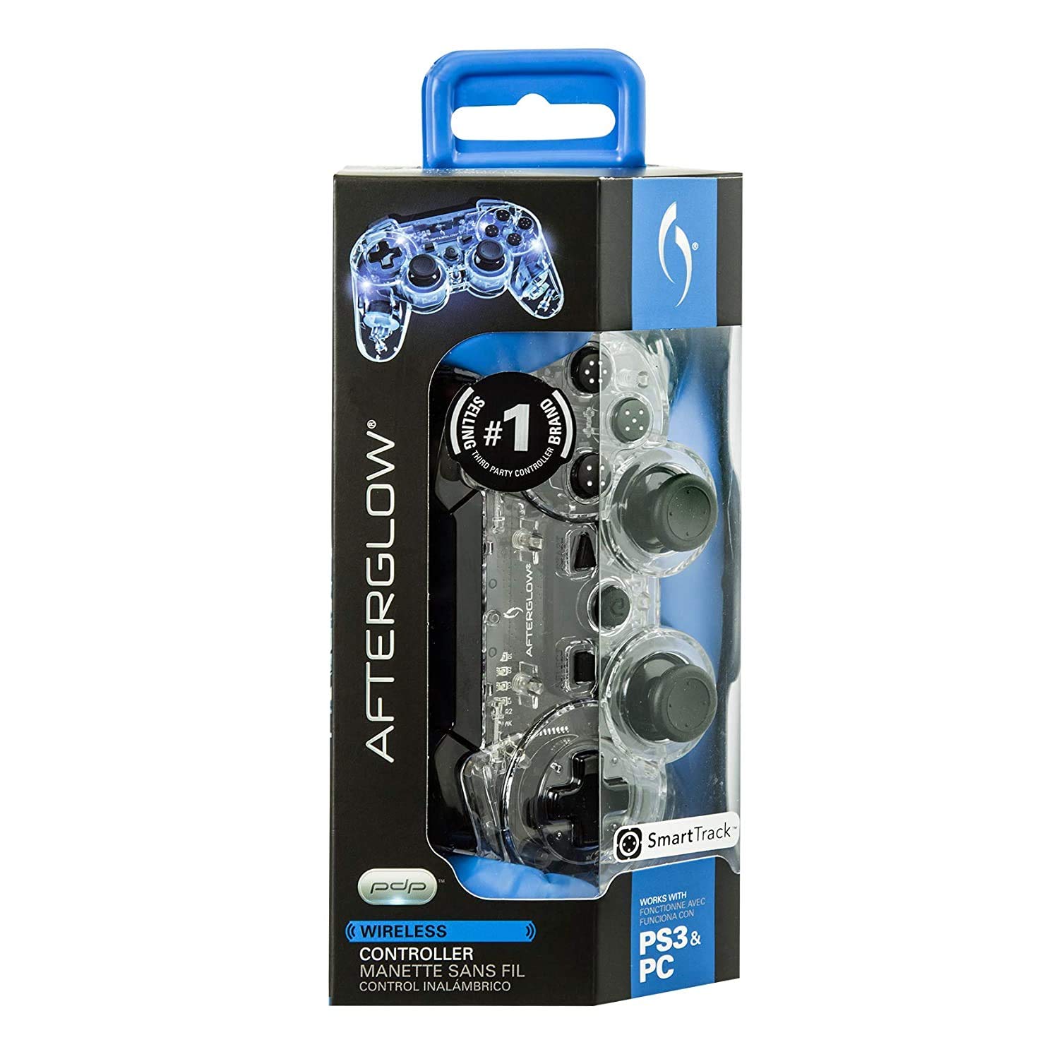 PDP Afterglow Wireless Controller: Signature Blue - PS3