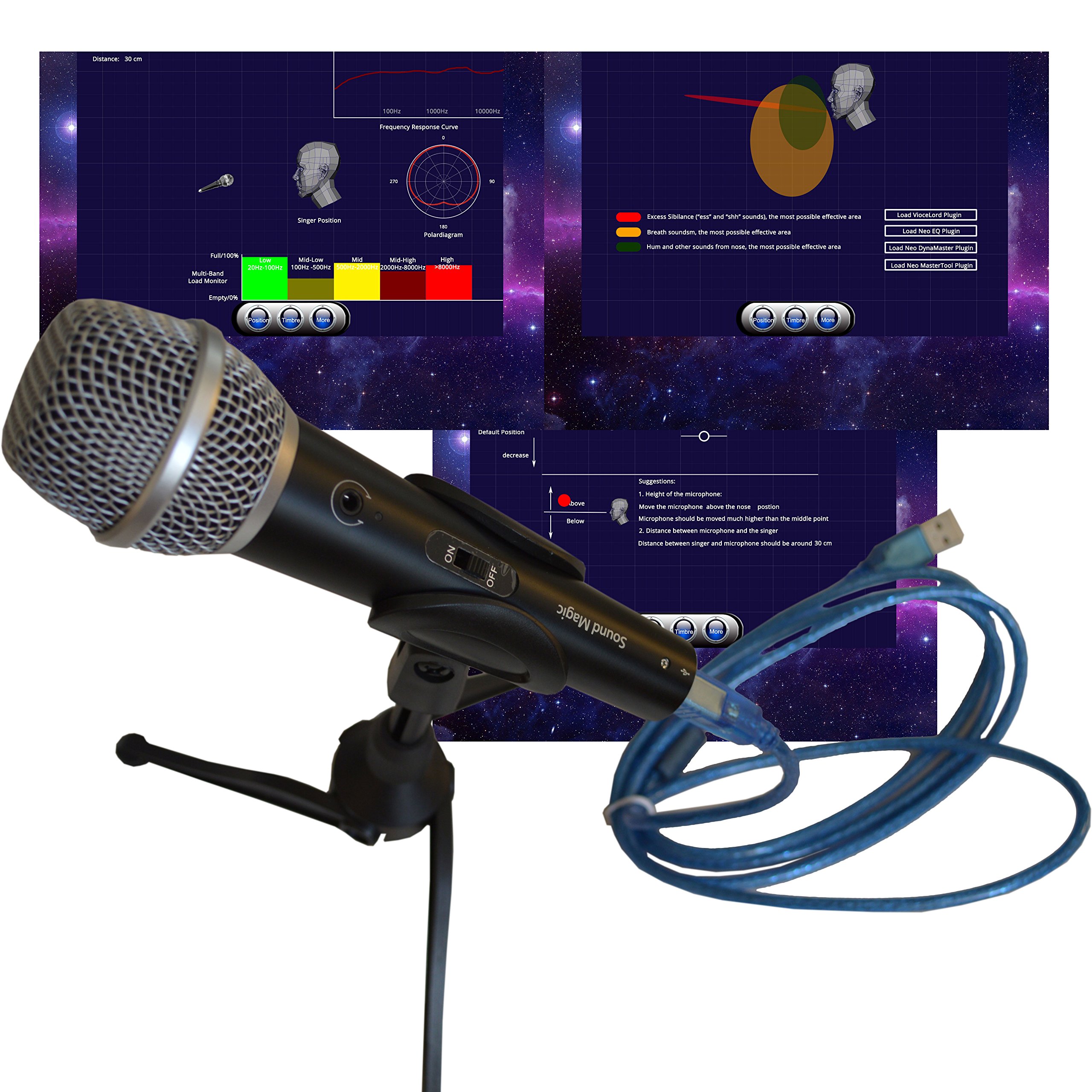 Sound Magic DynamicLord Blue USB Intelligent Microphone