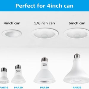 TORCHSTAR PAR16 LED Bulb, 500LM 6.5W 50W Equivalent, Dimmable Spot Light, 40° Beam Angle, UL & Energy Star Listed Track Spotlight, 3000K Warm White, E26 Medium Base, Damp Rated, Pack of 6