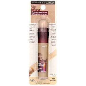 maybelline instant age rewind eraser dark circles treatment concealer, light 0.2 oz (pack of 2)