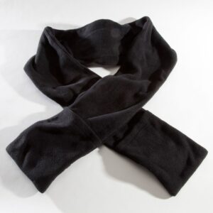 Bits and Pieces - Micro Fleece Battery-Operated Heated Scarf - 66" Long Neckwear with Pockets