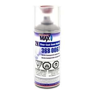 spray max 2k 368-0067 clear satin finish, 11.4 oz