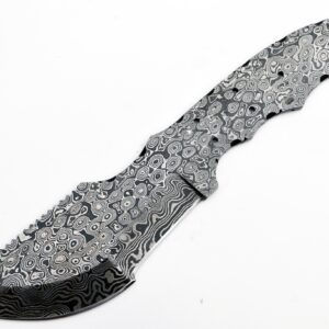 Whole Earth Supply Damascus Hunting Tracker Large High Carbon Steel Blank Blade Knives Knife Making Blanks