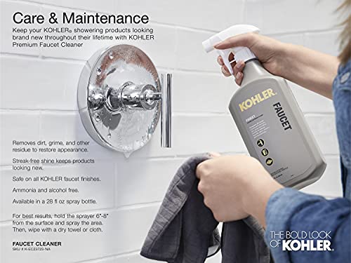 KOHLER K-TS396-4-2BZ Devonshire(R) Rite-Temp(R) Shower Valve Trim with Lever Handle and 2.5 gpm showerhead, 1, Oil-Rubbed Bronze