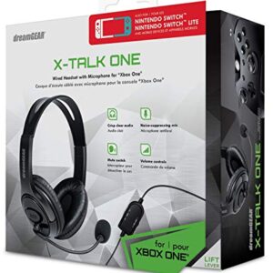 dreamGEAR X-Talk One Wired Headset with Microphone for Xbox One - Xbox One (Black)