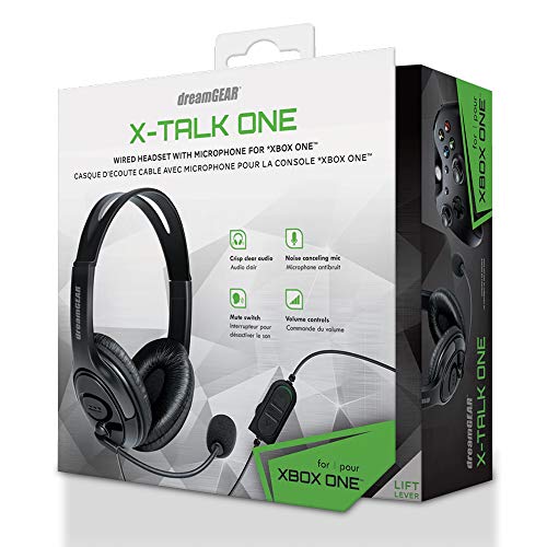 dreamGEAR X-Talk One Wired Headset with Microphone for Xbox One - Xbox One (Black)