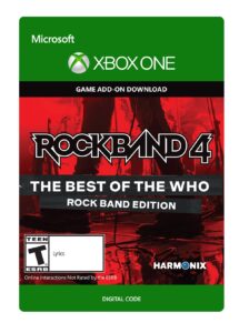 rock band 4: the best of the who: rock band edition - xbox one digital code