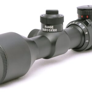 Hammers Compact Short Rifle Scope 3-9x42 GDT w/Extended Eye Relief, Rings, Honeycomb Anti-Reflection Filter, Flip Open Lens Caps