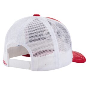 EvoShield Mens USA Snapback Trucker, Red/White