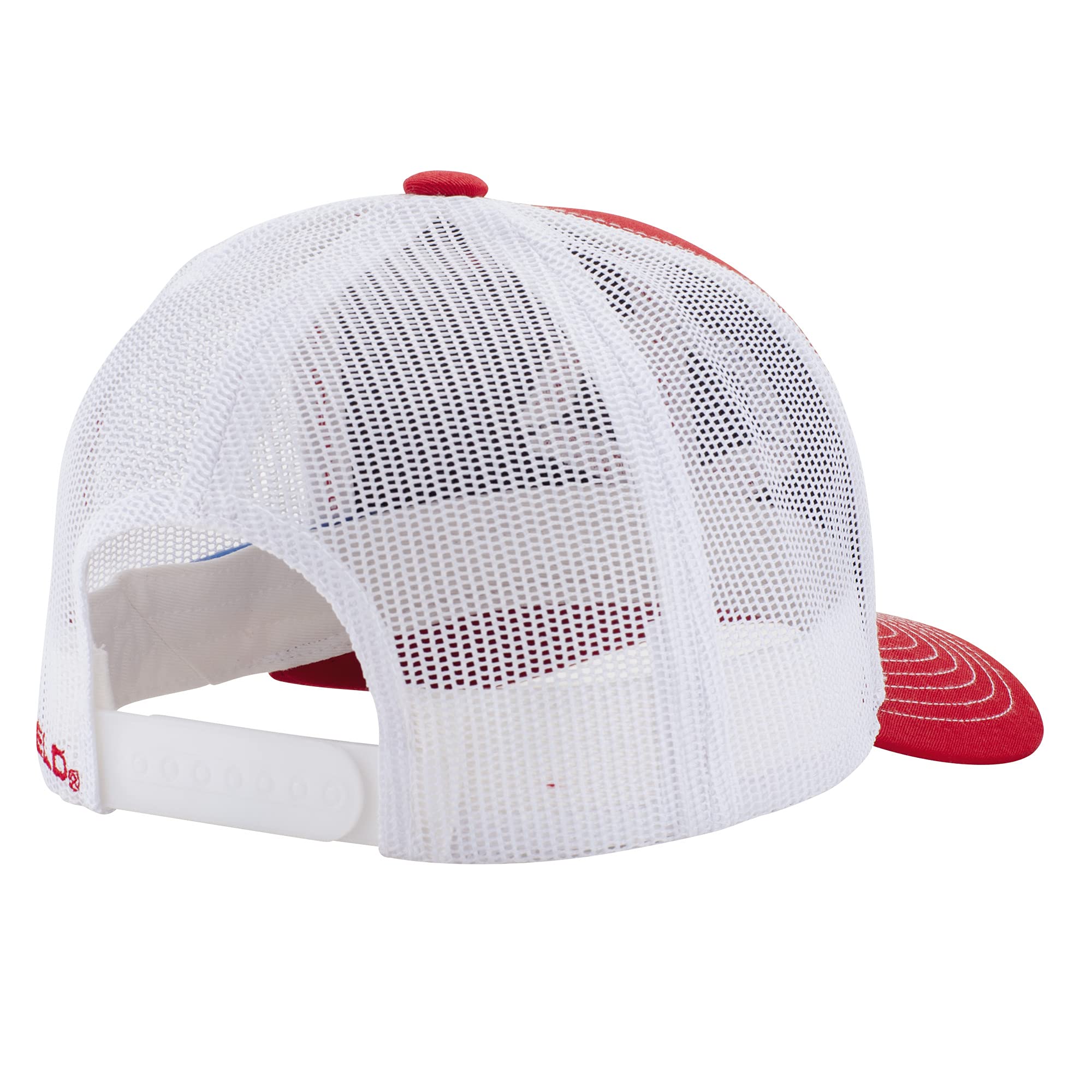 EvoShield Mens USA Snapback Trucker, Red/White