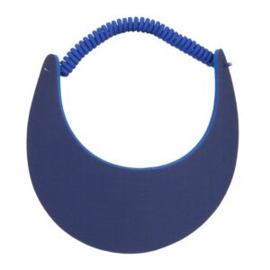 Otto Caps Fabric Foam Sun String Visor, Royal