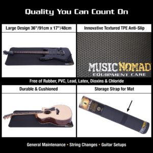 MusicNomad MN207 Premium Instrument Work Mat & Cradle Cube Neck Support