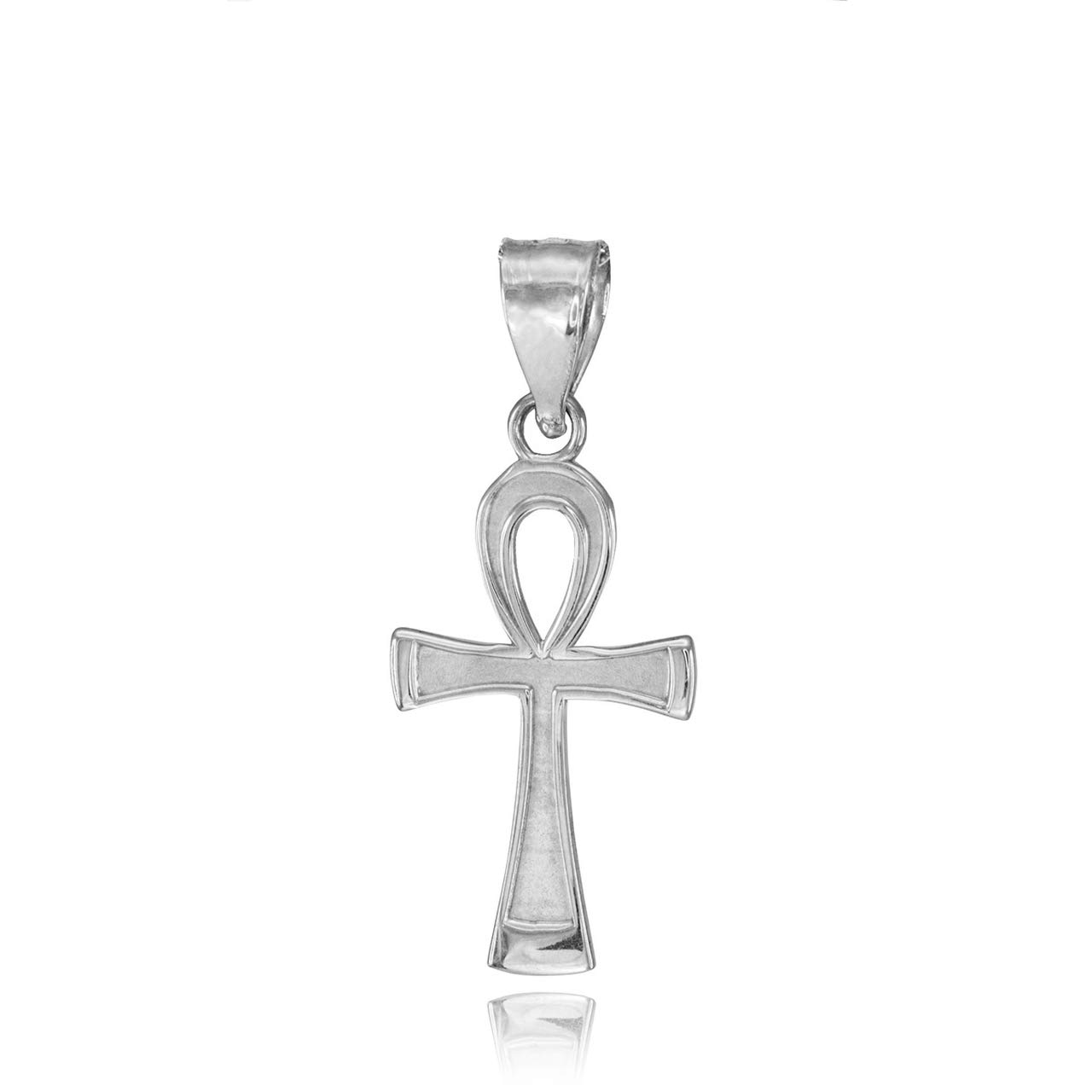 925 Sterling Silver Egyptian Ankh Cross Charm Pendant